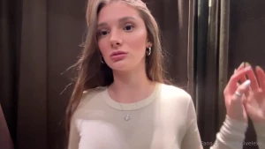 Cum in the dressing room with me