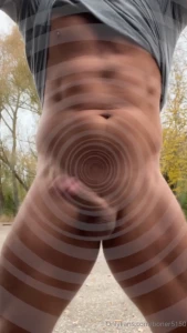 Just keep watching the swinging cock watch until you have the desire