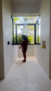 realdezodbaby - Take a shower with me in tulum - shaving showering amp twerking 