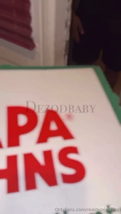 realdezodbaby - Papa johns delivery i m at a point where i want to titty fuck every 