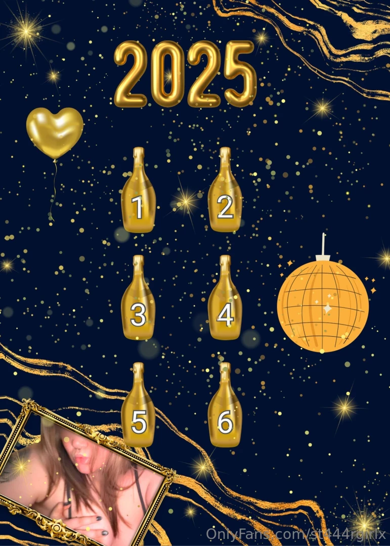 New year new games tip 5 and message me a number between 1 amp 6 each 