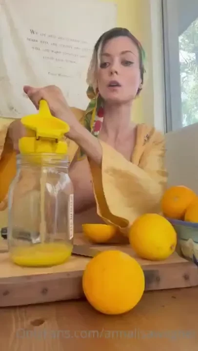 Freshly squeezed oj anyone 