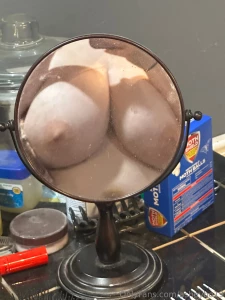 Caught a glimpse walking out the shower donate to see the rest of the