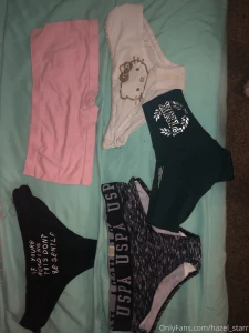 Who buys panties i got all different types thongs g-strings boy shorts part 2