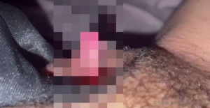 Pink yummy clit standing tall