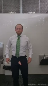Train station public bathroom wank