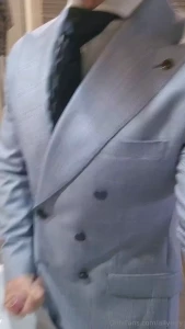 Ended up being able to buy that suit put it on and pretty mixh blew
