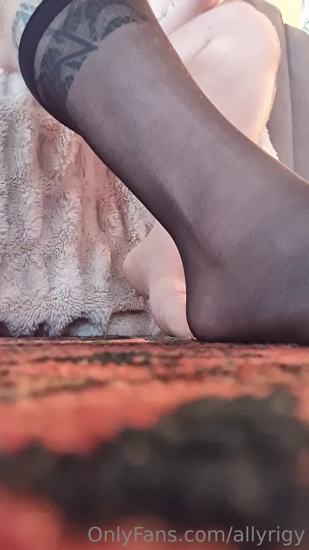 First time wearing sheer socks 