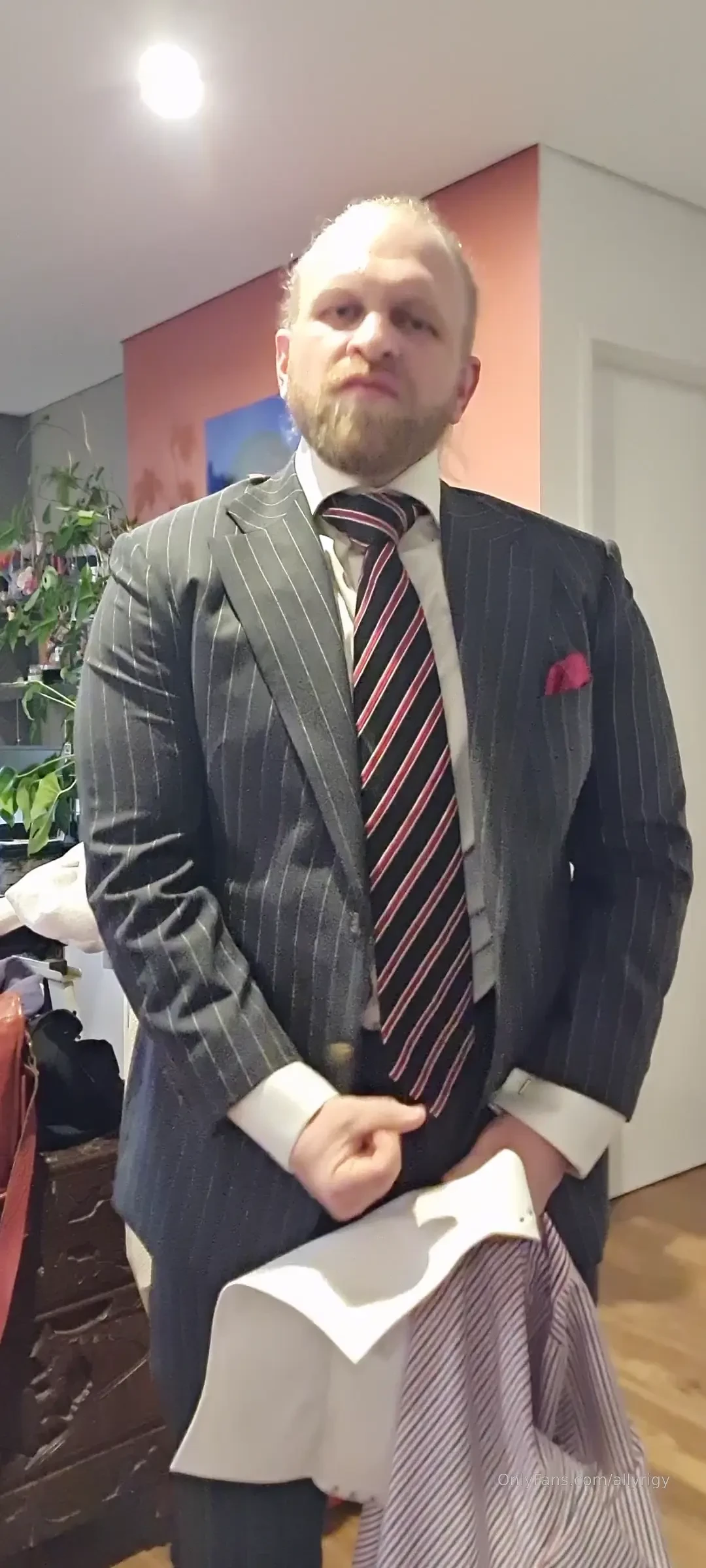 Stripes on stripes cum on stripes 