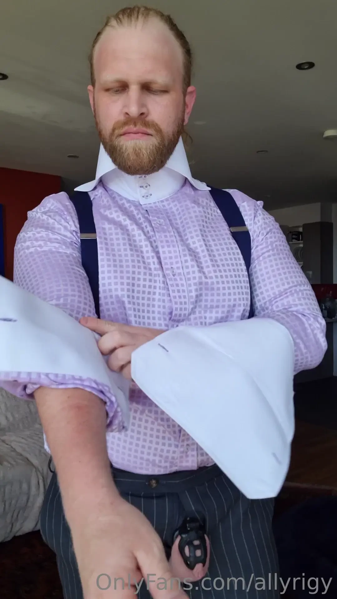 Let s play with this shirt a bit 5 big double french cuffs with a 4 