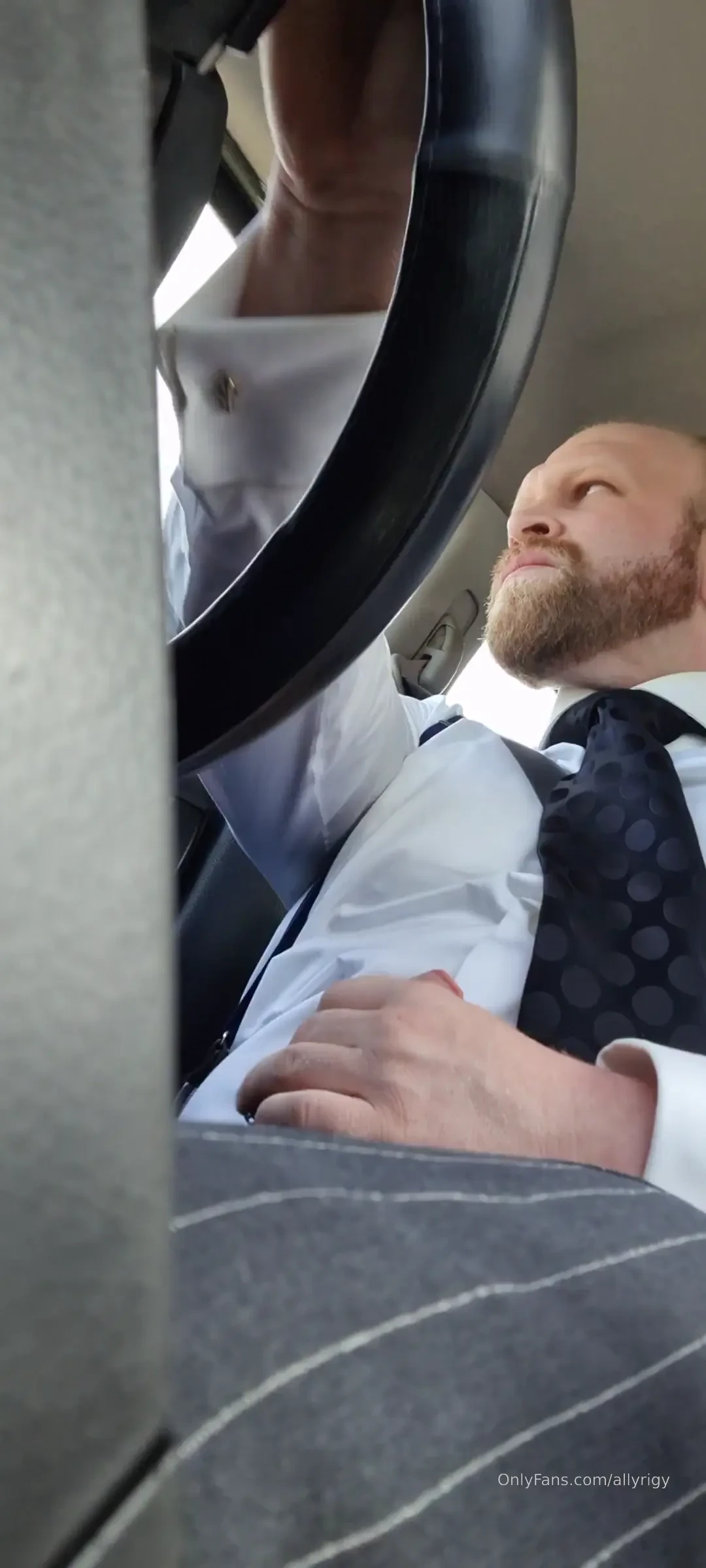 Driving around after an interview decided to pull my cock out and have part 2 