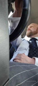 Driving around after an interview decided to pull my cock out and have part 2