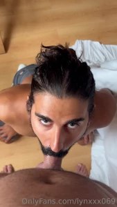 Having lucasmorenx on his knees working for my cum has been an amazing