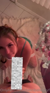 Naughty elf gets a facial naughty elf didn t prepare her gifts in time