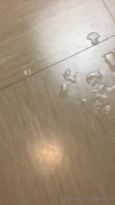 Had to knock one out soaked the floor