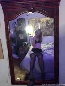 I bought some stockings cum watch me have a little fun in the next part 1