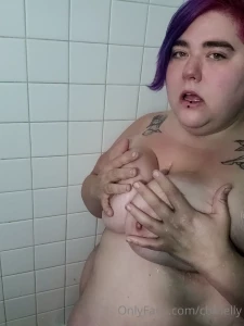 Titty drop showering and playing with my titties as i dry off hope you part 3