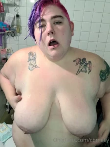 Titty drop showering and playing with my titties as i dry off hope you part 12