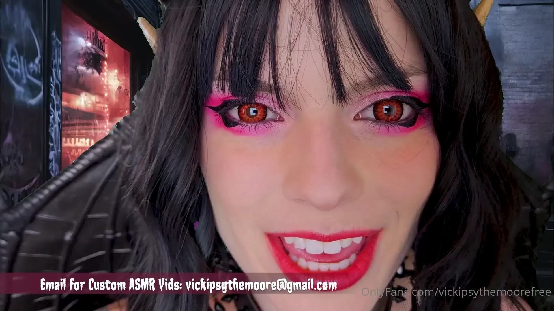 Asmr sylk the succubus eats your heart out at goth hooters gelatin 