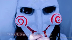 Asmr saw 10 min game lens licking tongue fluttering purring