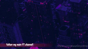 Asmr cyberpunk vamp spoon eating plastic honeycomb amp wine glass