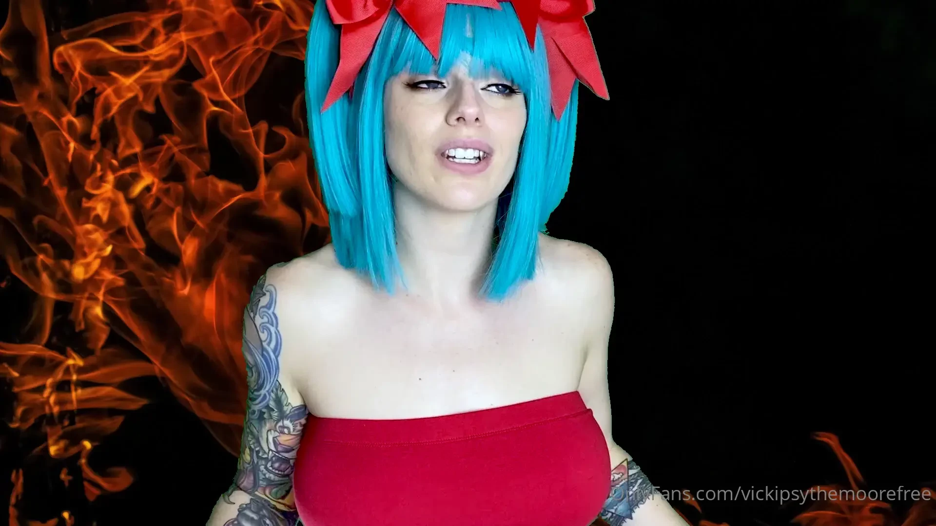 Asmr bulma foaming tongue fluttering saiyan power up electricity 