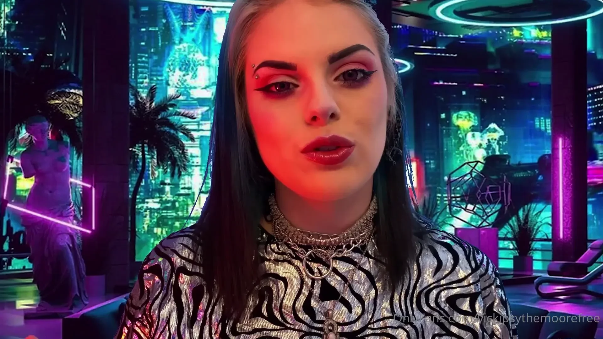 Asmr cyberpunk vampire object licking ambiance music 