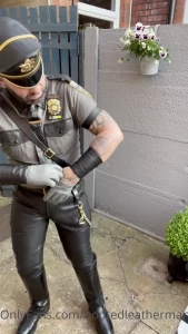 Gloving up ready to fire up