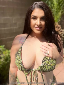 Woops almost had a nip slip