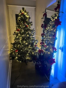 Trees up only a few more things to add and you know what that means