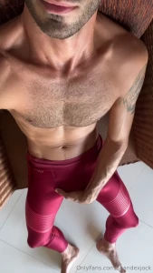 These red leggings get a lot of looks when i wear them to the gym and