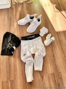 This escalated a fan sent me these sexy-ass ua tights and i like part 7