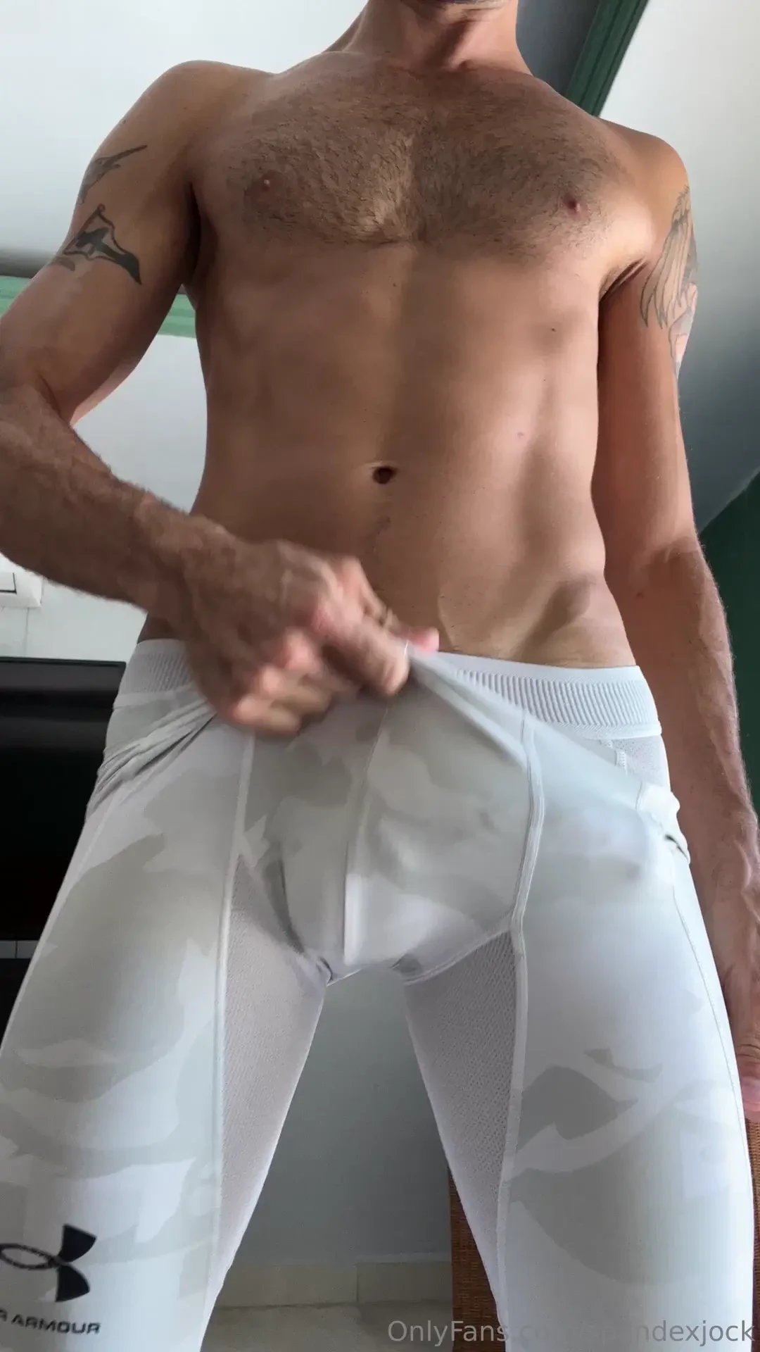These white ua leggings hit different want to see more of these 