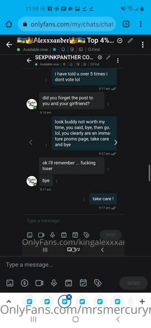 One of my friends on here had a bad encounter with this page please 