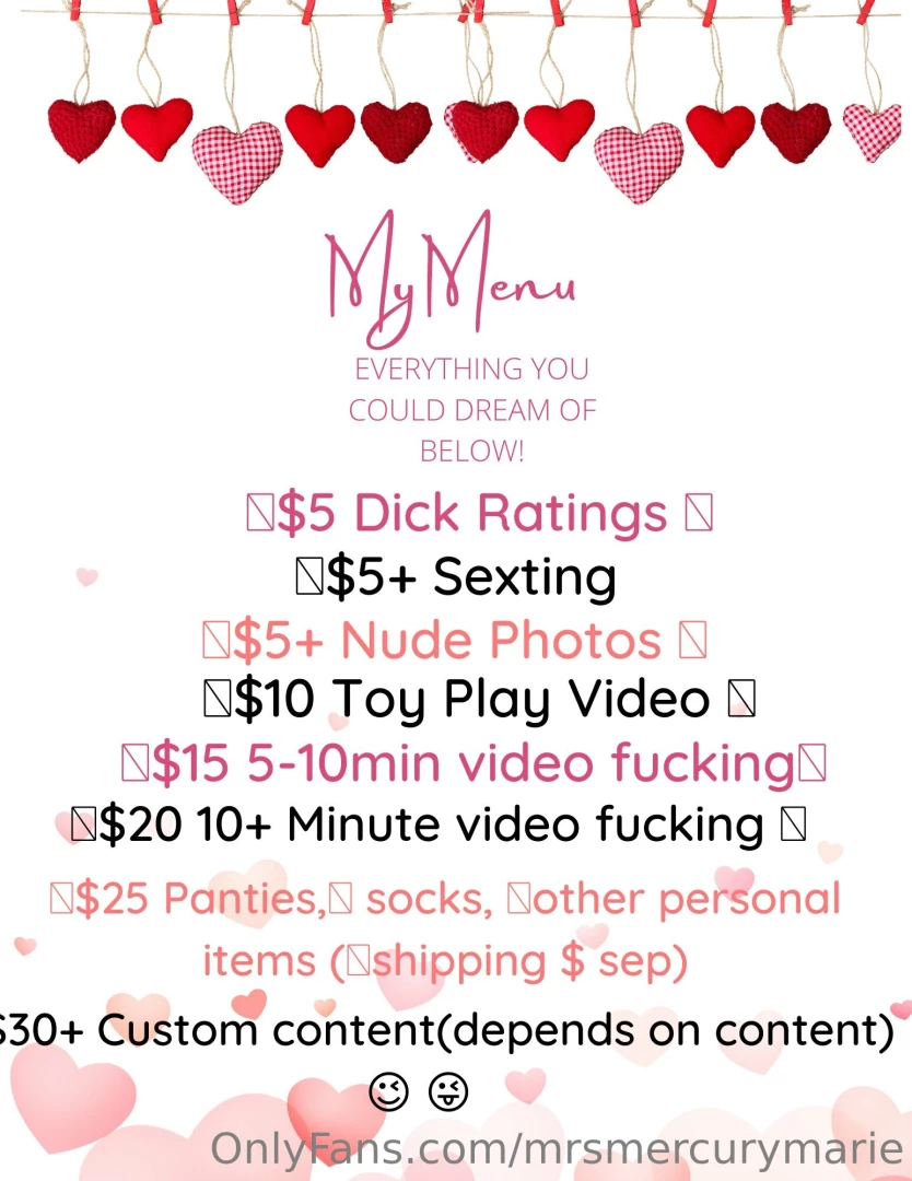 New menu for private services can t wait to get this going 