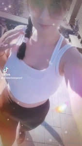 Je profite du soleil avant une petite pause sport