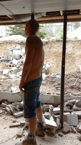 After busting threw the wall it was time to bust a load