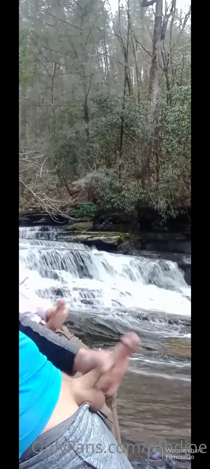 A joint and a jack great way to enjoy the waterfalls 