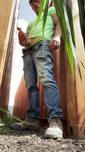 Nothing like hiding out back and rubbing one out while at work