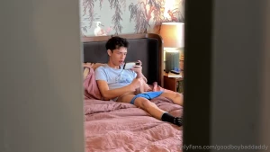 Cooper thought he was home alone and was doing naughty things before i