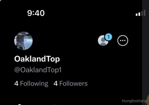 Follow my new account on twitter oaklandtop1