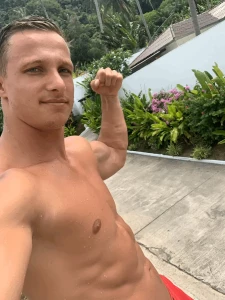 Handsome alexblond and beautiful view i love hot weather and goo place part 3