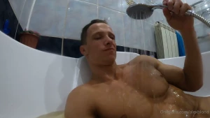 Nice shower after hard work part 2