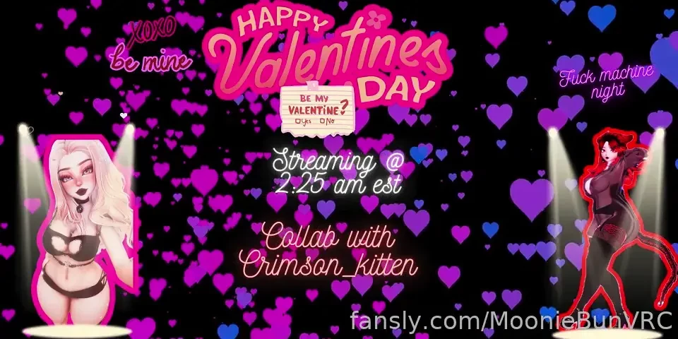 Collab with crimson_kitten on feb 14th i ll be live on stream with the 