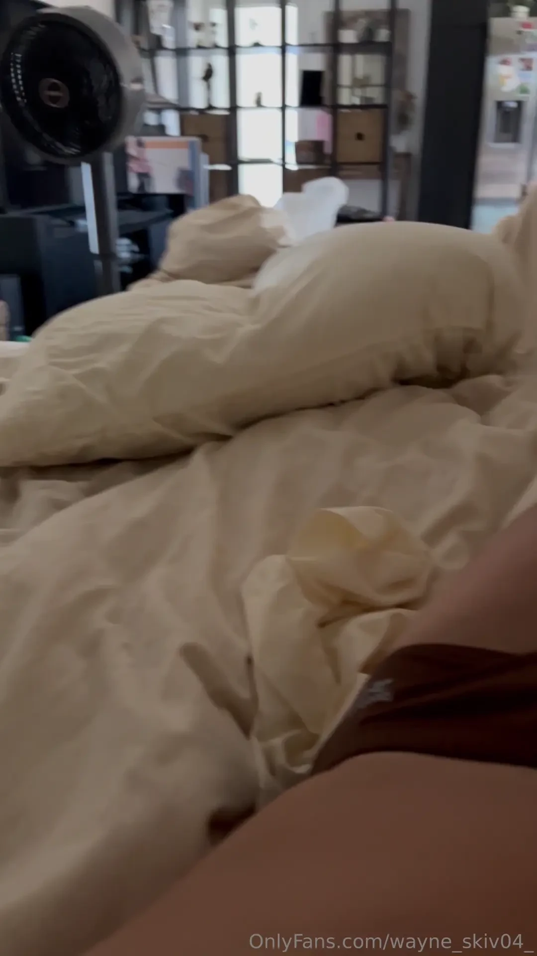 I forgot i always sleep naked 