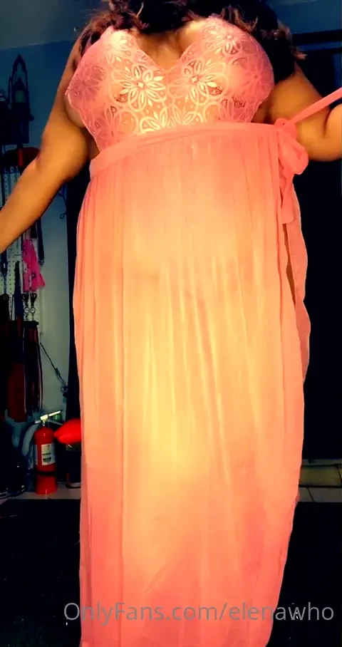 And off comes the skirt 