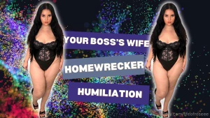 Late for work homewrecker humiliation awaits caught gooning over my
