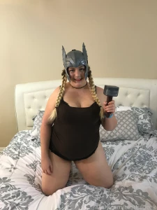 Spicy thor girl fyp bbw blonde cosplay dildo sexy part 5