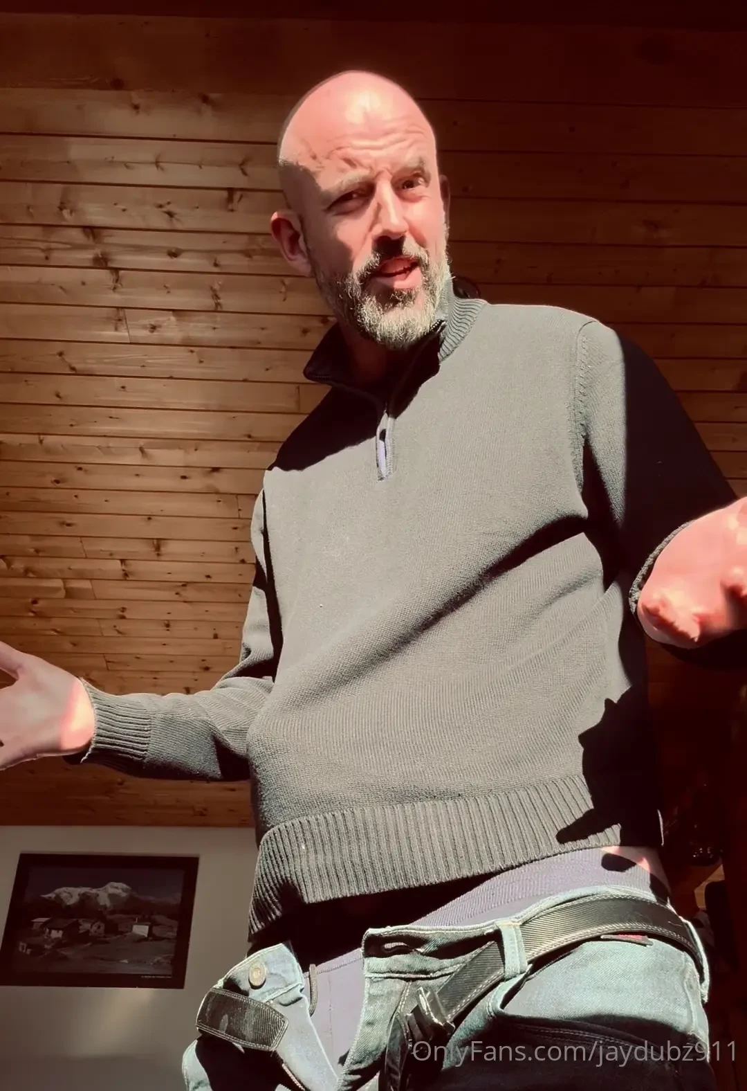 Do you like daddy in a big fluffy jumper and out of it also 