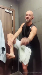 Oooof stripping off sweaty gym clothes and strong smelling socks but